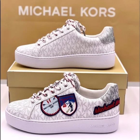 Michael Kors Shoes Michael Kors Poppy Lace Up Sneakers Bright - Main Image